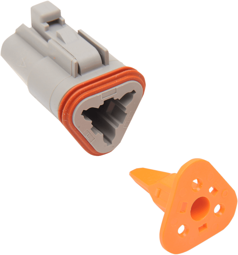 NAMZ 2120-0053 Deutsch Plug - 3 Pin - Gray — image 2 of 2