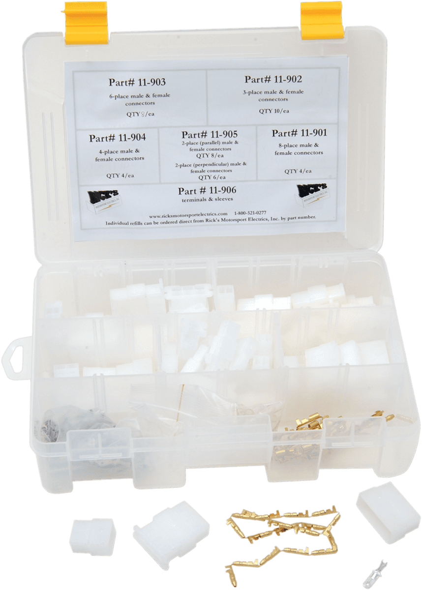 RICK'S MOTORSPORT ELECTRIC 2120-0349 Wire Connectors/Terminals Kit