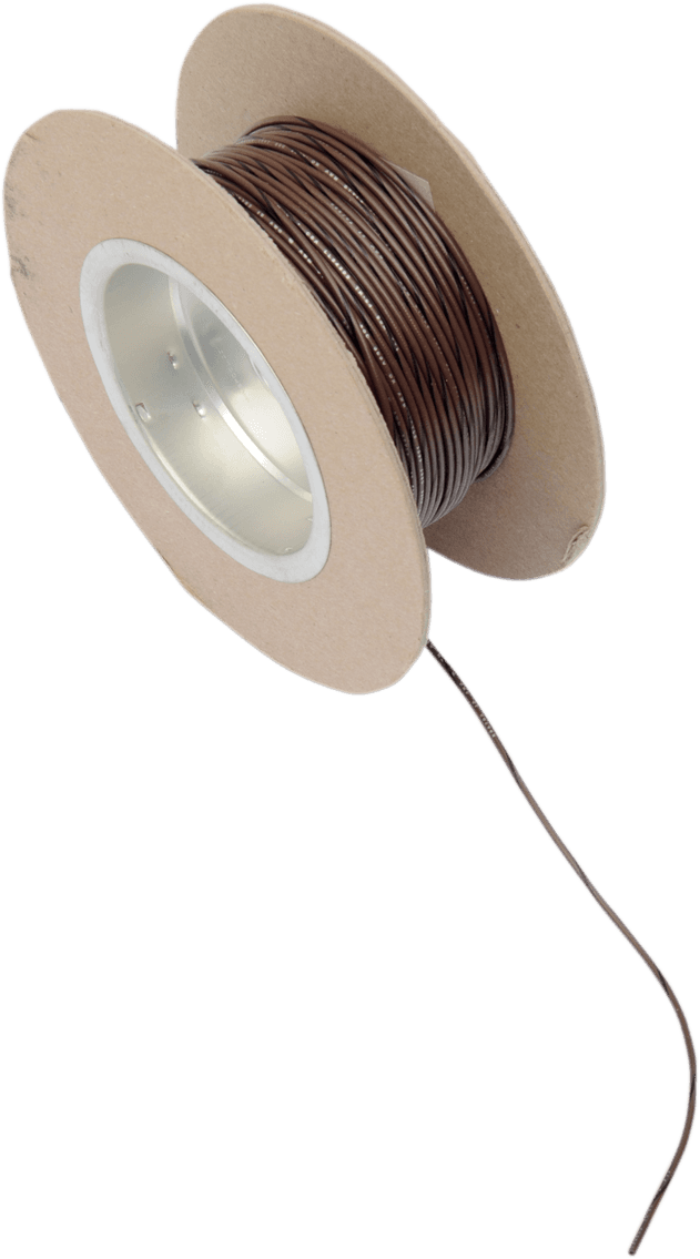 NAMZ 2120-0511 100' Wire Spool - 18 Gauge - Brown/Black