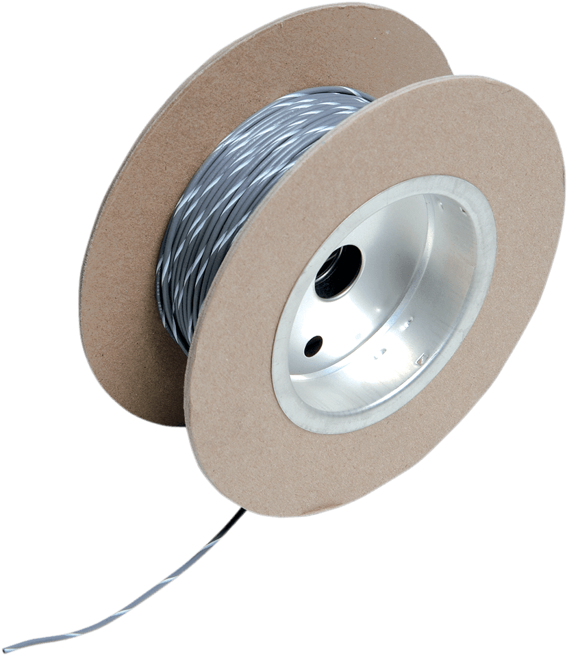 NAMZ 2120-0515 100' Wire Spool - 18 Gauge - Gray/White