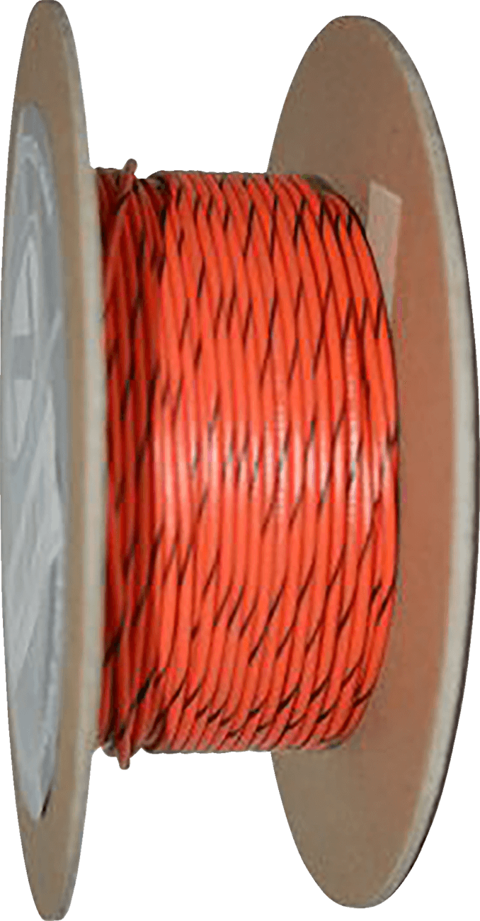 NAMZ 2120-0517 100' Wire Spool - 18 Gauge - Orange/Black — image 2 of 2