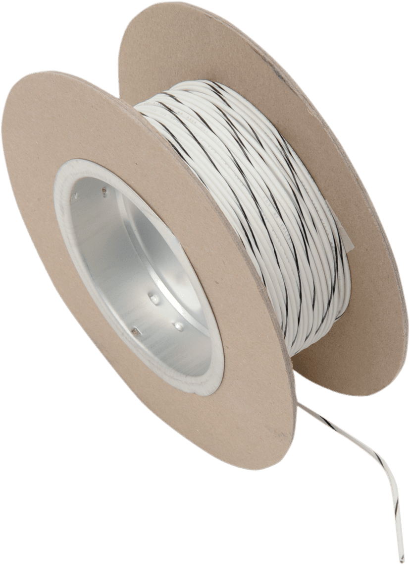 NAMZ 2120-0523 100' Wire Spool - 18 Gauge - White/Black