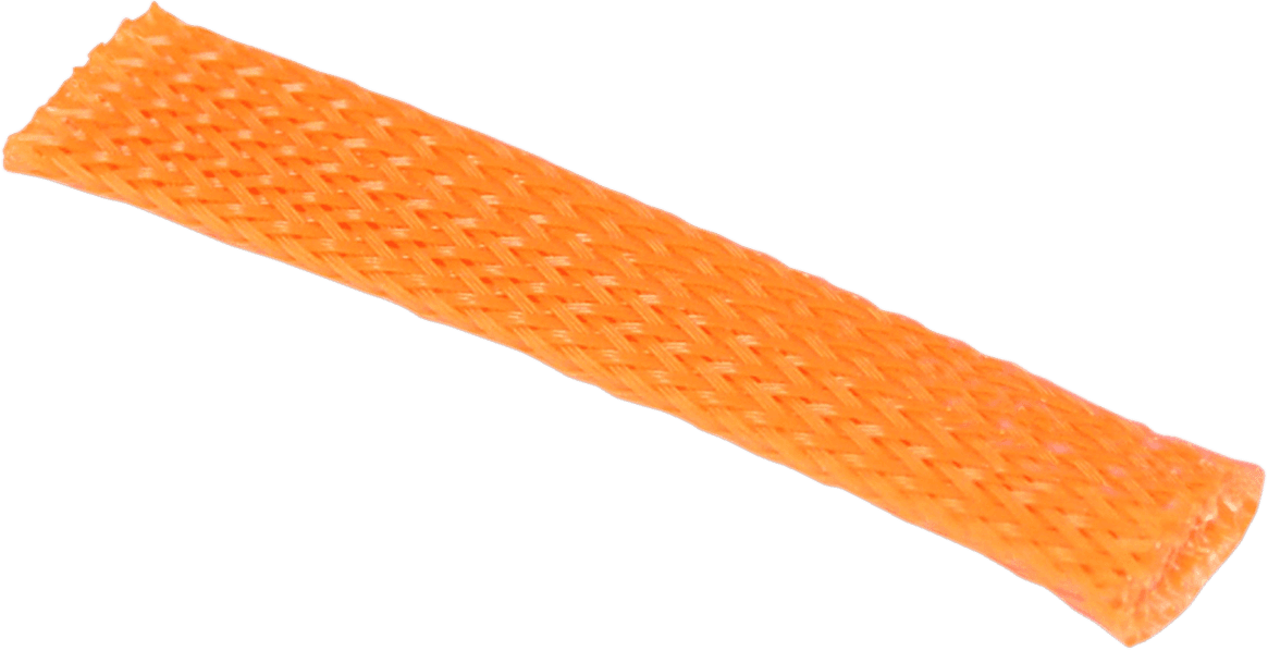 NAMZ 2120-0908 Braided Flex Sleeving - Orange