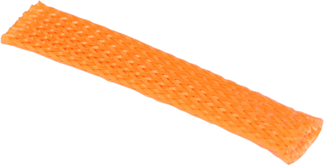 NAMZ 2120-0908 Braided Flex Sleeving - Orange