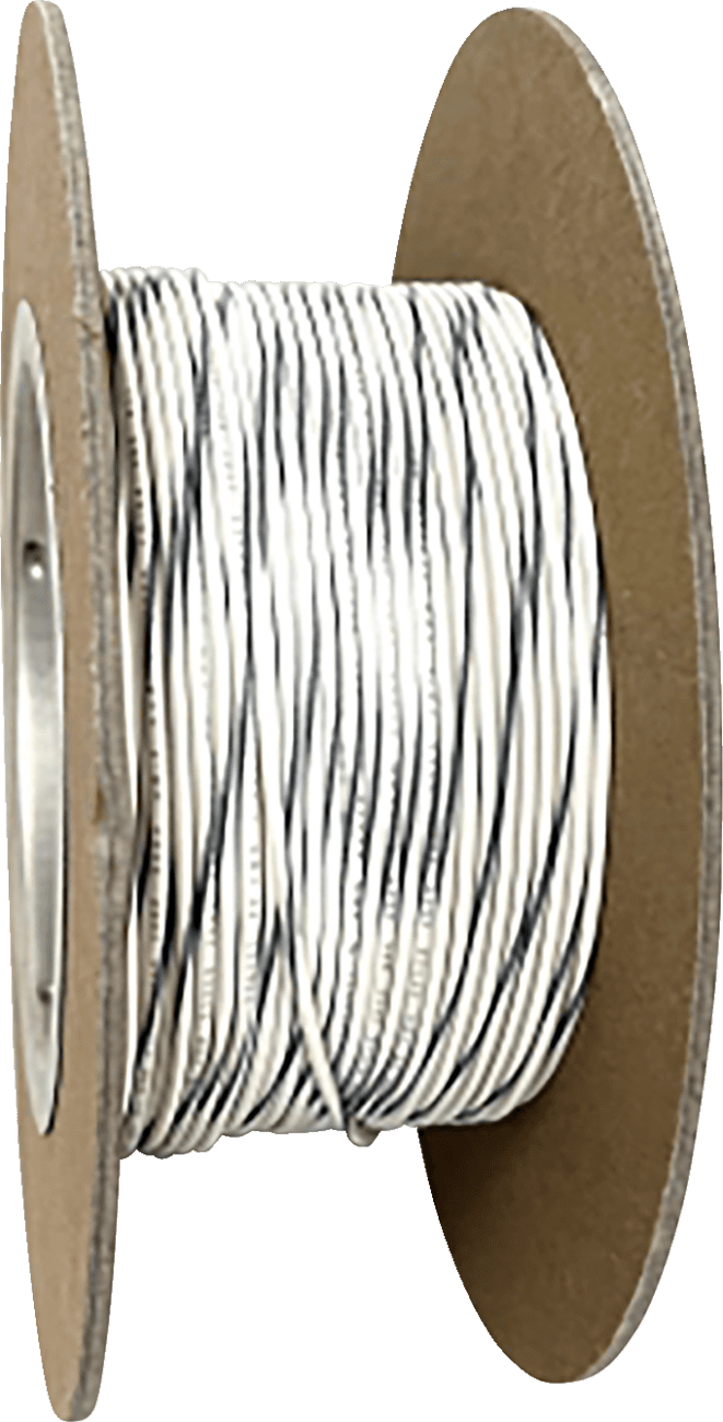 NAMZ 2120-1254 100' Wire Spool - 20 Gauge - White/Gray