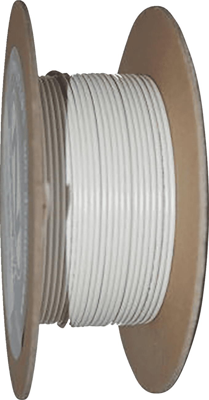 NAMZ 2120-1255 100' Wire Spool - 20 Gauge - White