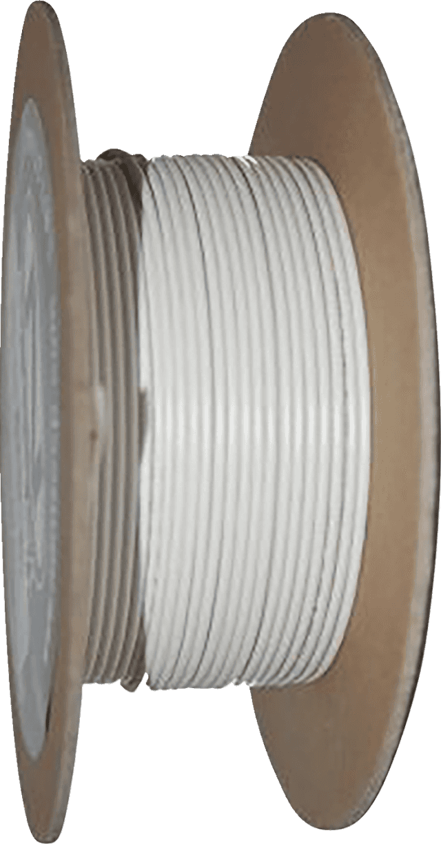 NAMZ 2120-1255 100' Wire Spool - 20 Gauge - White