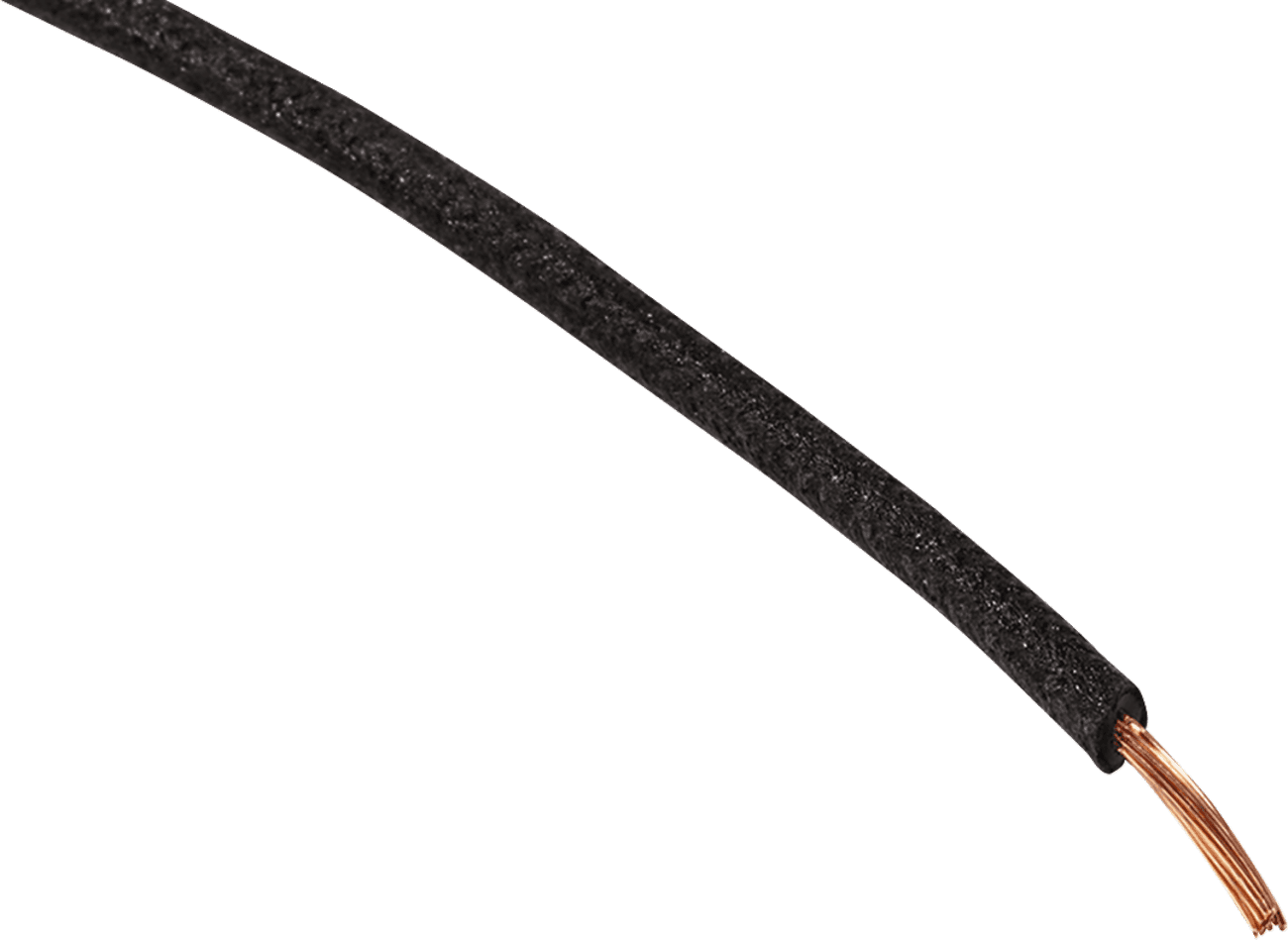 NAMZ 2120-1257 Cloth-Braided Wire - 25' Spool - 16-Gauge - Black
