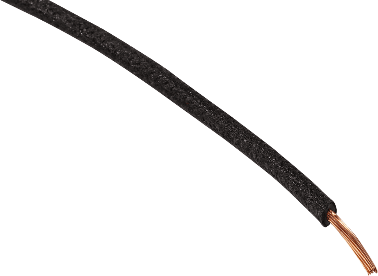 NAMZ 2120-1257 Cloth-Braided Wire - 25' Spool - 16-Gauge - Black