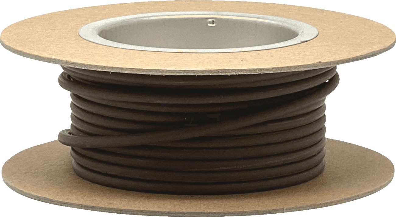 NAMZ 2120-1273 25' GXL Wire Spool - 10 Gauge - Brown