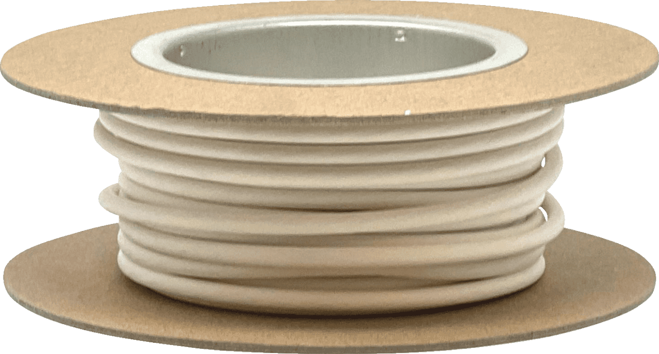NAMZ 2120-1284 25' GXL Wire Spool - 10 Gauge - White
