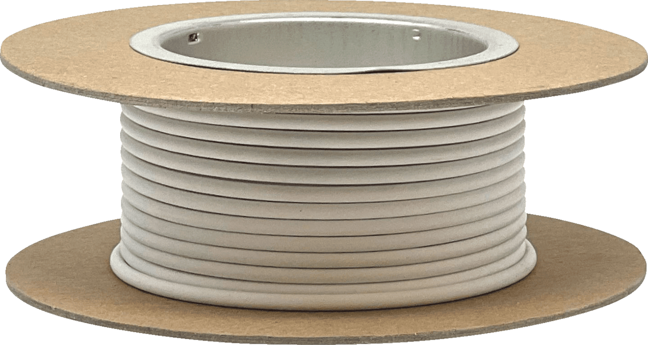 NAMZ 2120-1292 25' GXL Wire Spool - 12 Gauge - White