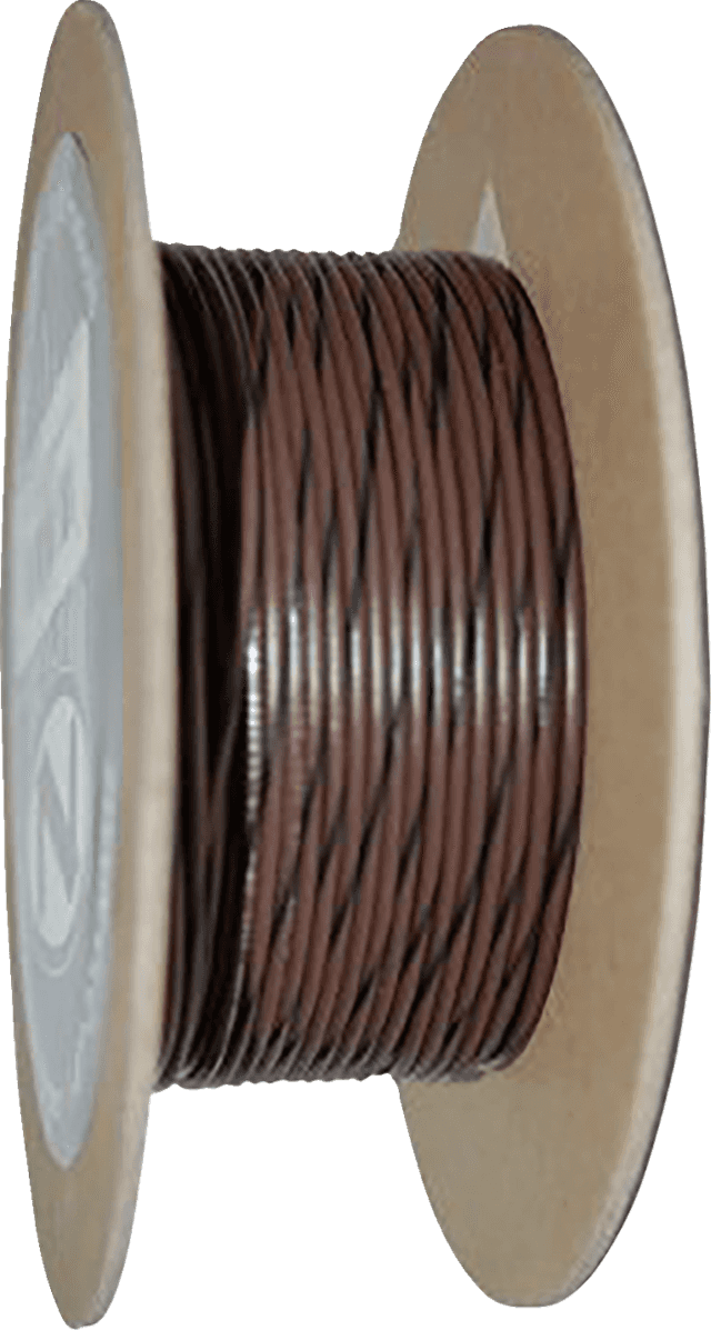 NAMZ 2120-1311 100' Wire Spool - 20 Gauge - Brown/Black