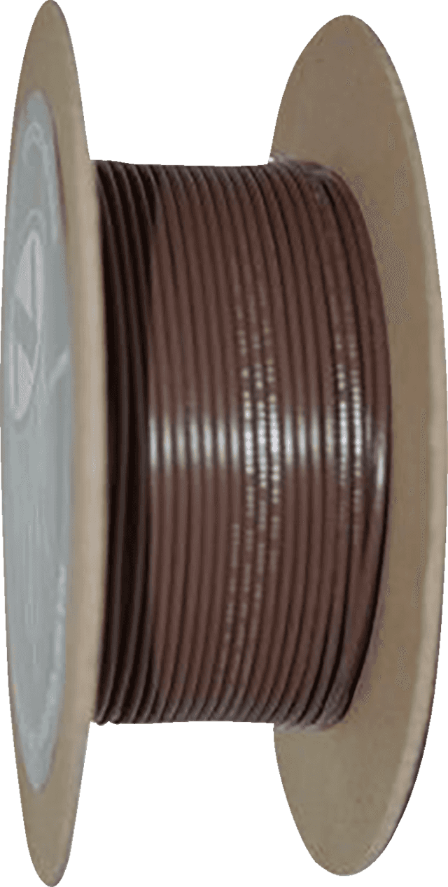 NAMZ 2120-1313 100' Wire Spool - 20 Gauge - Brown/Black