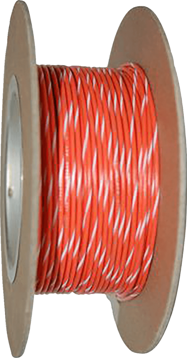 NAMZ 2120-1317 100' Wire Spool - 20 Gauge - Orange/White