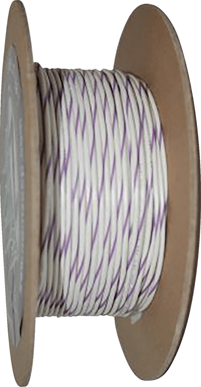NAMZ 2120-1330 100' Wire Spool - 20 Gauge - White/Violet
