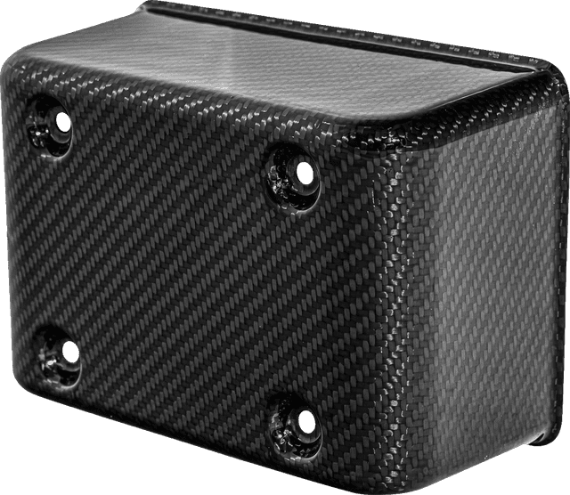 SADDLEMEN 2120-1502 Fuse Block Cover - Carbon Fiber - Gloss Black — image 1 of 2