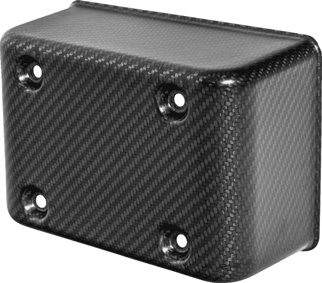 SADDLEMEN 2120-1503 Fuse Block Cover - Carbon Fiber - Matte Black — image 1 of 2