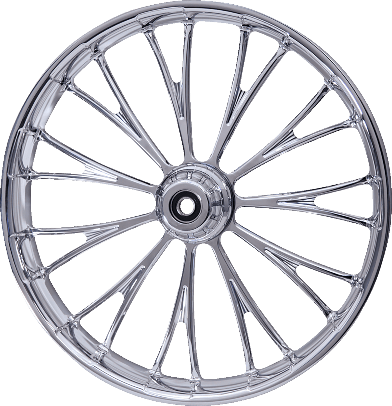 RC COMPONENTS 0213-0872 Wheel - Dynasty - Front - Dual Disc/without ABS - Chrome - 21x3.5 - FLH