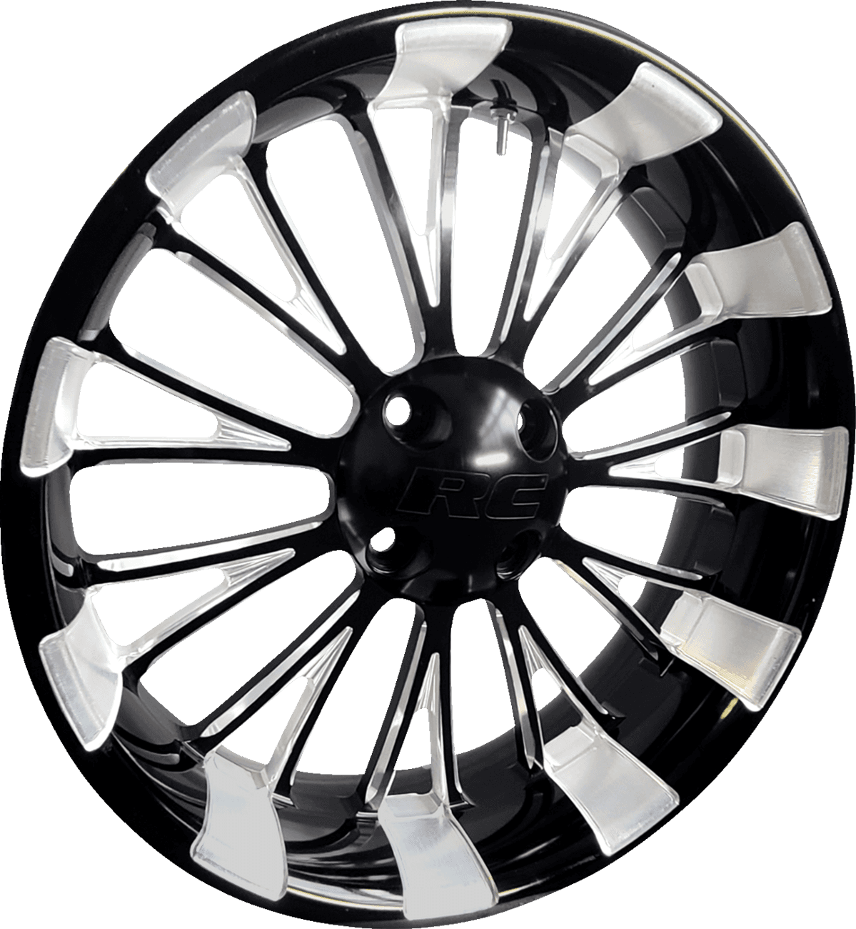 RC COMPONENTS 0213-0883 Wheel - Dynasty - Rear - Black Eclipse - 18x5.5 - Trike