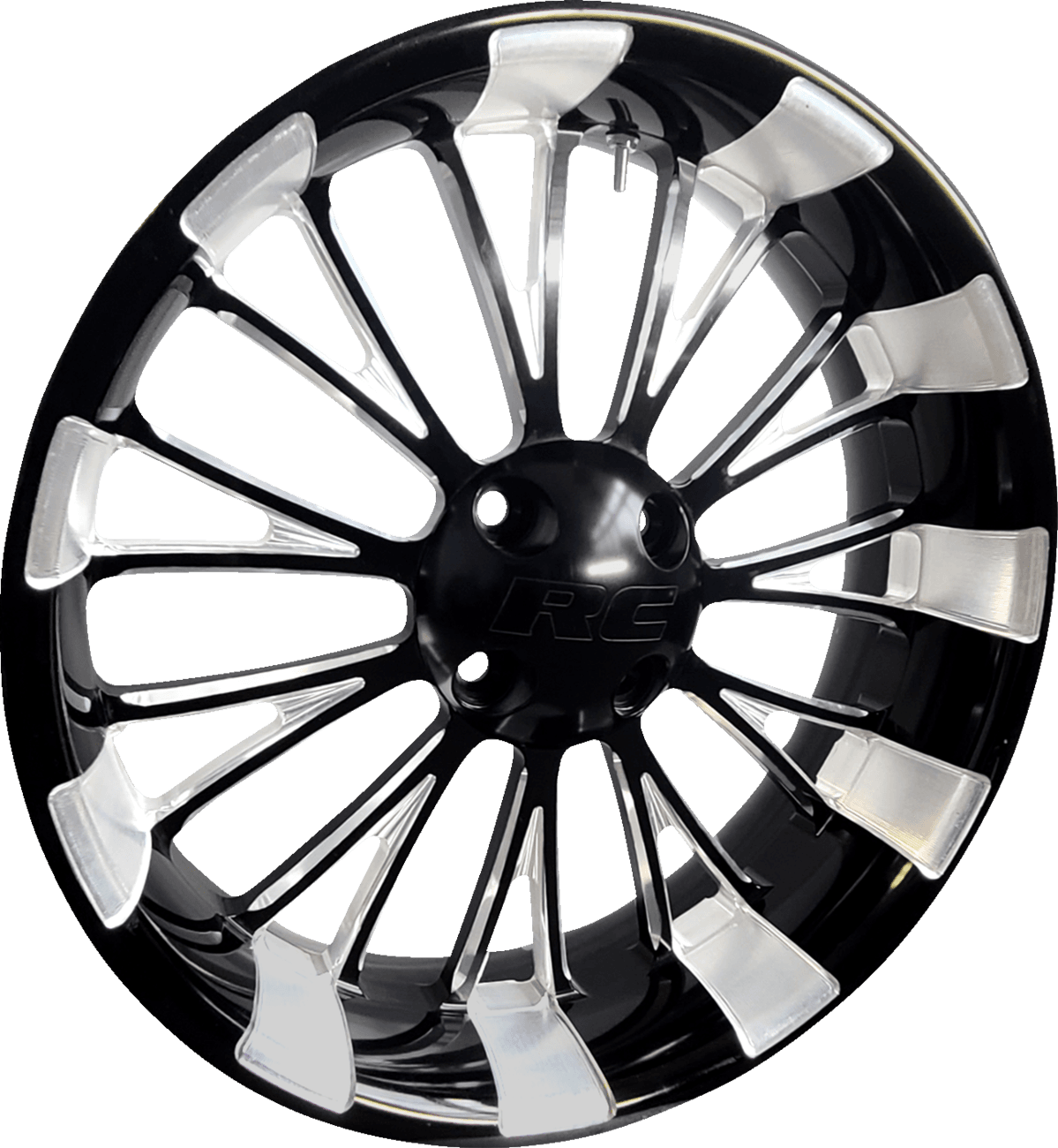 RC COMPONENTS 0213-0883 Wheel - Dynasty - Rear - Black Eclipse - 18x5.5 - Trike