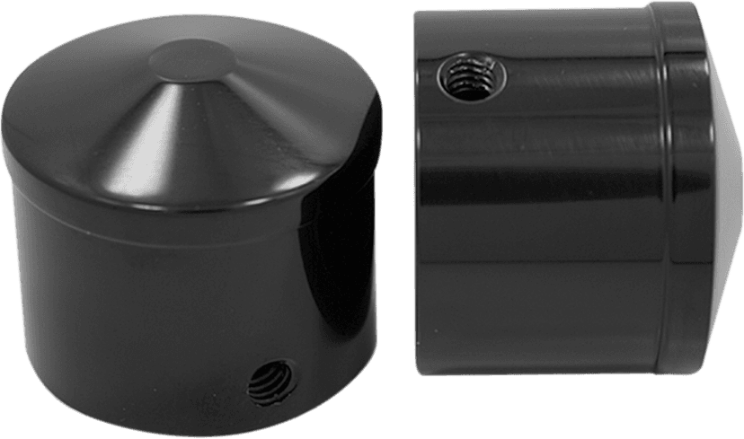 AVON GRIPS 0214-0773 Front Axle Nut Cover - Black - Air Cushion - 1"