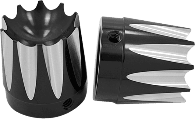 AVON GRIPS 0214-0781 Front Axle Nut Cover - Black - Excalibur - 1"