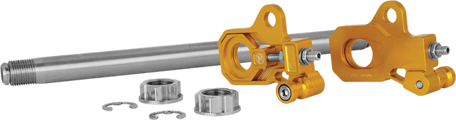 PERFORMANCE MACHINE (PM) 0214-1992 Axle Adjuster Kit - Rear - Gold — image 4 of 4