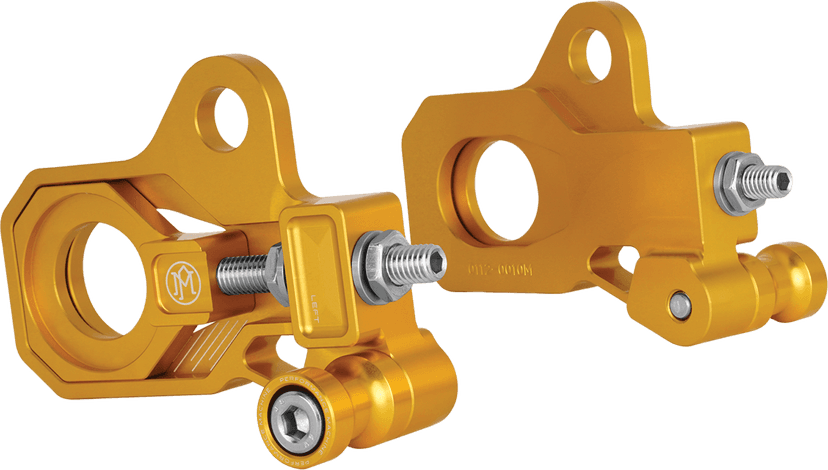 BARNETT 0214-1992 Axle Adjuster Kit - Rear - Gold — image 3 of 4