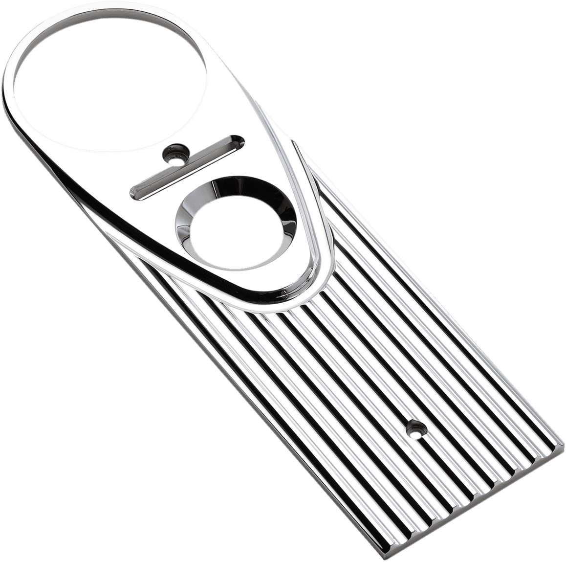 JOKER MACHINE 2201-0199 Road King Dash Panel - Finned - Chrome