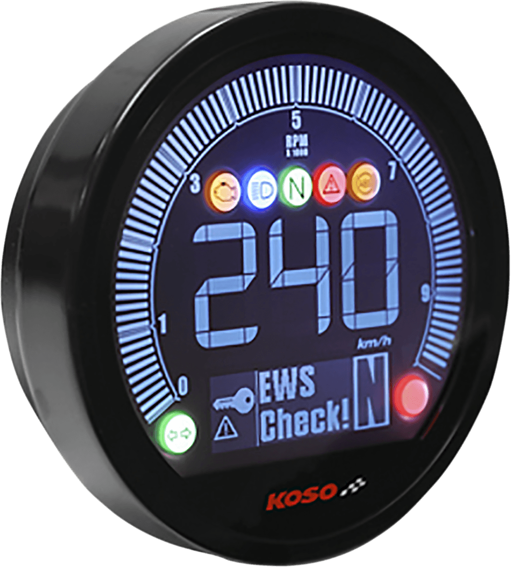 KOSO NORTH AMERICA 2201-0229 DL-04 Multifunction Gauge - Black - BMW - R Nine T®