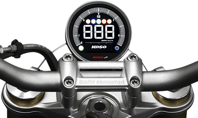 KOSO NORTH AMERICA 2201-0229 DL-04 Multifunction Gauge - Black - BMW - R Nine T® — image 4 of 5