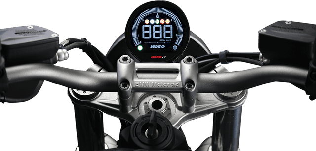 KOSO NORTH AMERICA 2201-0229 DL-04 Multifunction Gauge - Black - BMW - R Nine T® — image 3 of 5