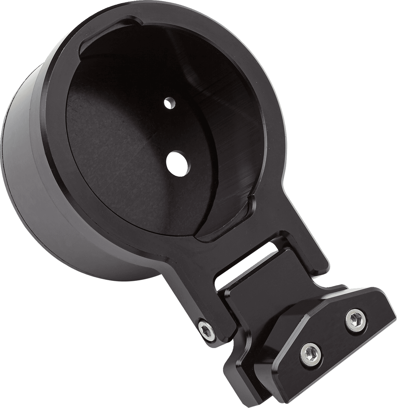 LA CHOPPERS 2201-0234 Gauge Mount - Single - Black - Dyna/Sportster