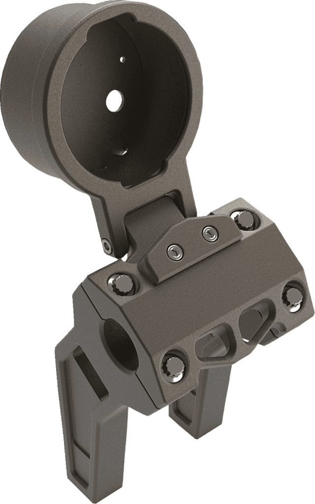 LA CHOPPERS 2201-0261 Gauge Mount - Single - Bronze - Dyna — image 2 of 2