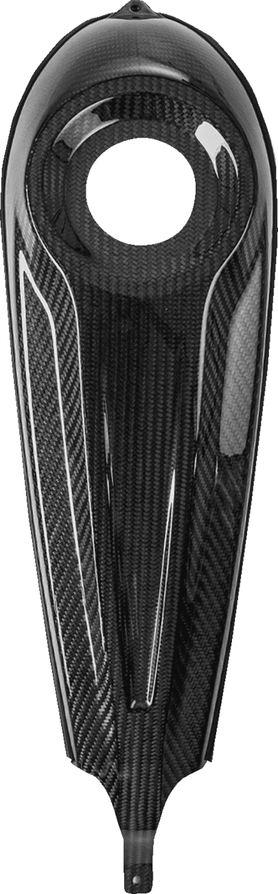 SADDLEMEN 2201-0304 Dash Panel - Center Fill - Carbon Fiber/Gloss