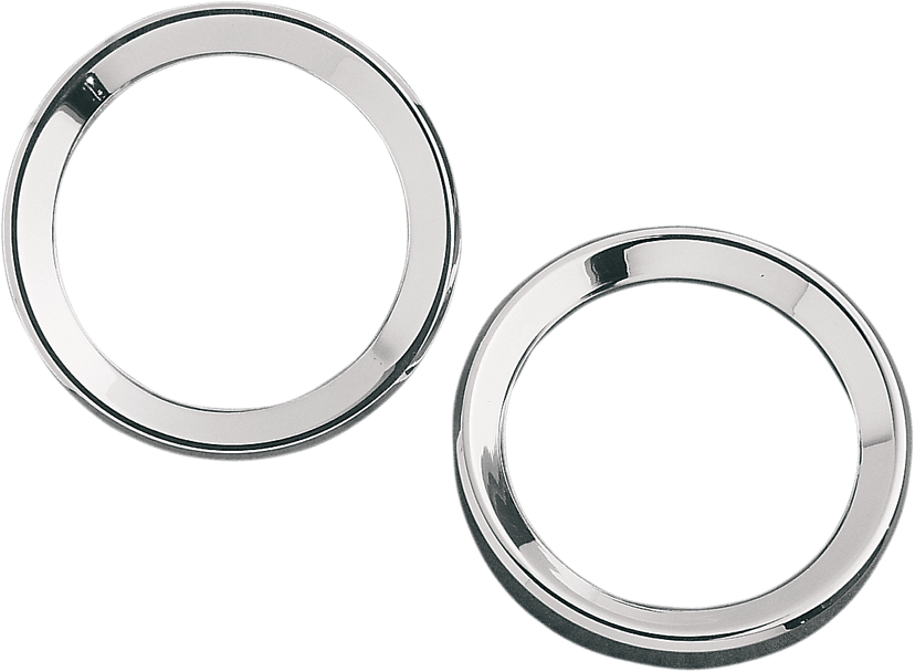DRAG SPECIALTIES 2202-0060 Instrument Gauge Bezel - Chrome - 3.62" Diameter - HD Touring — image 2 of 3