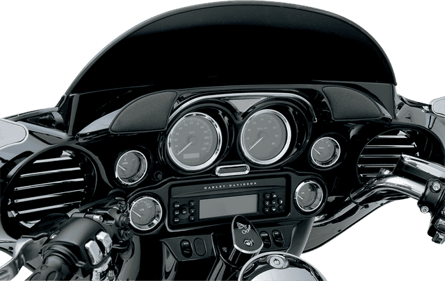 DRAG SPECIALTIES 2202-0061 Instrument Gauge Bezel - Chrome - 2" Diameter - HD Touring/Trike — image 3 of 5