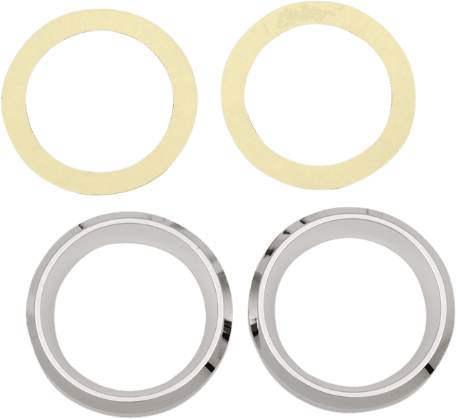 DRAG SPECIALTIES 2202-0061 Instrument Gauge Bezel - Chrome - 2" Diameter - HD Touring/Trike — image 1 of 5