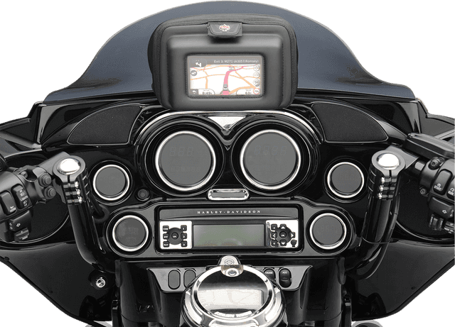 DRAG SPECIALTIES 2202-0062 Billet Indicator Light Bezel - Chrome - HD Touring/Trike — image 3 of 4