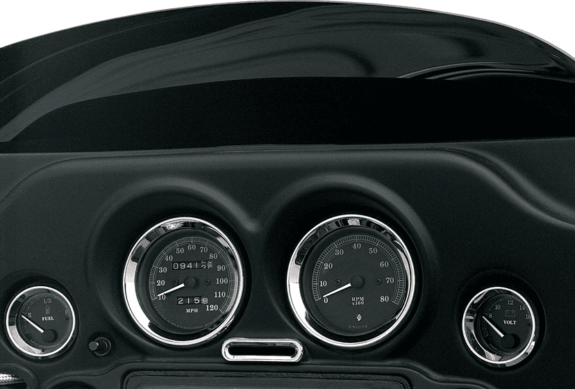 DRAG SPECIALTIES 2202-0062 Billet Indicator Light Bezel - Chrome - HD Touring/Trike — image 2 of 4