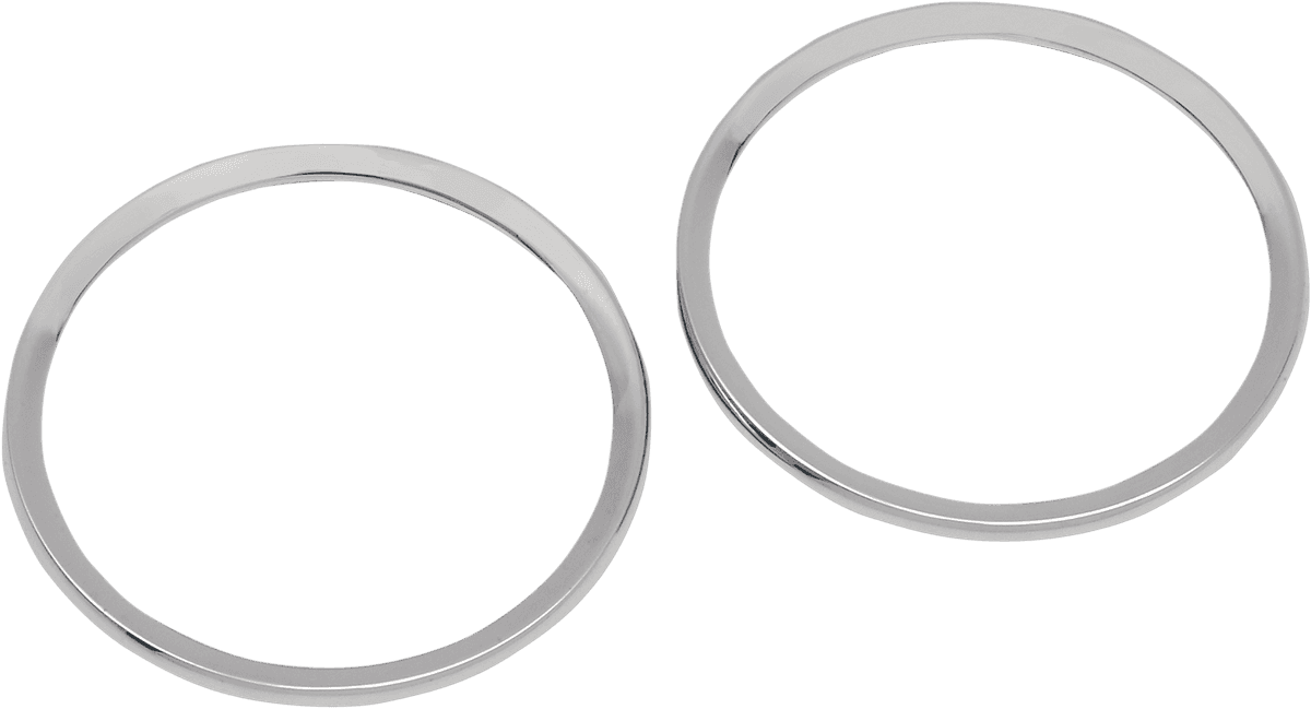 DRAG SPECIALTIES 2202-0063 Speaker Bezel - Chrome - HD Touring/Trike