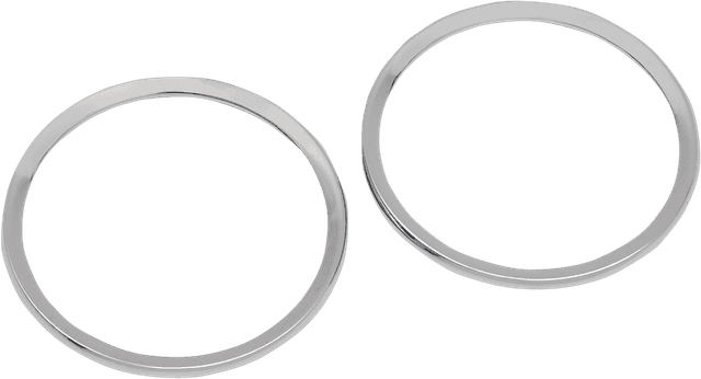 DRAG SPECIALTIES 2202-0063 Speaker Bezel - Chrome - HD Touring/Trike — image 1 of 3