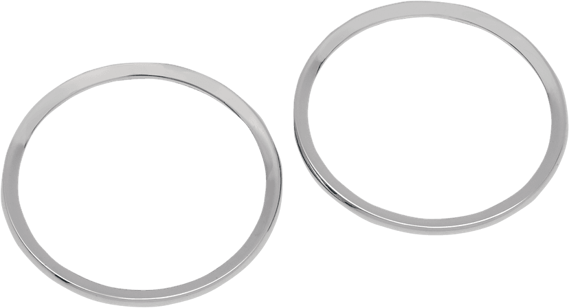 DRAG SPECIALTIES 2202-0063 Speaker Bezel - Chrome - HD Touring/Trike — image 1 of 3