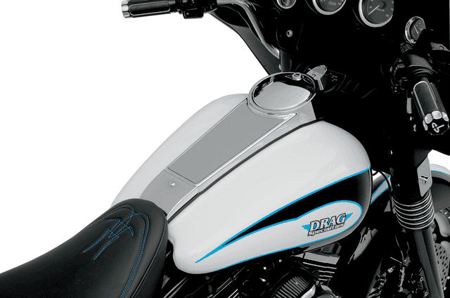 DRAG SPECIALTIES 2202-0070 Lower Dash Extension Panel - Chrome — image 2 of 2