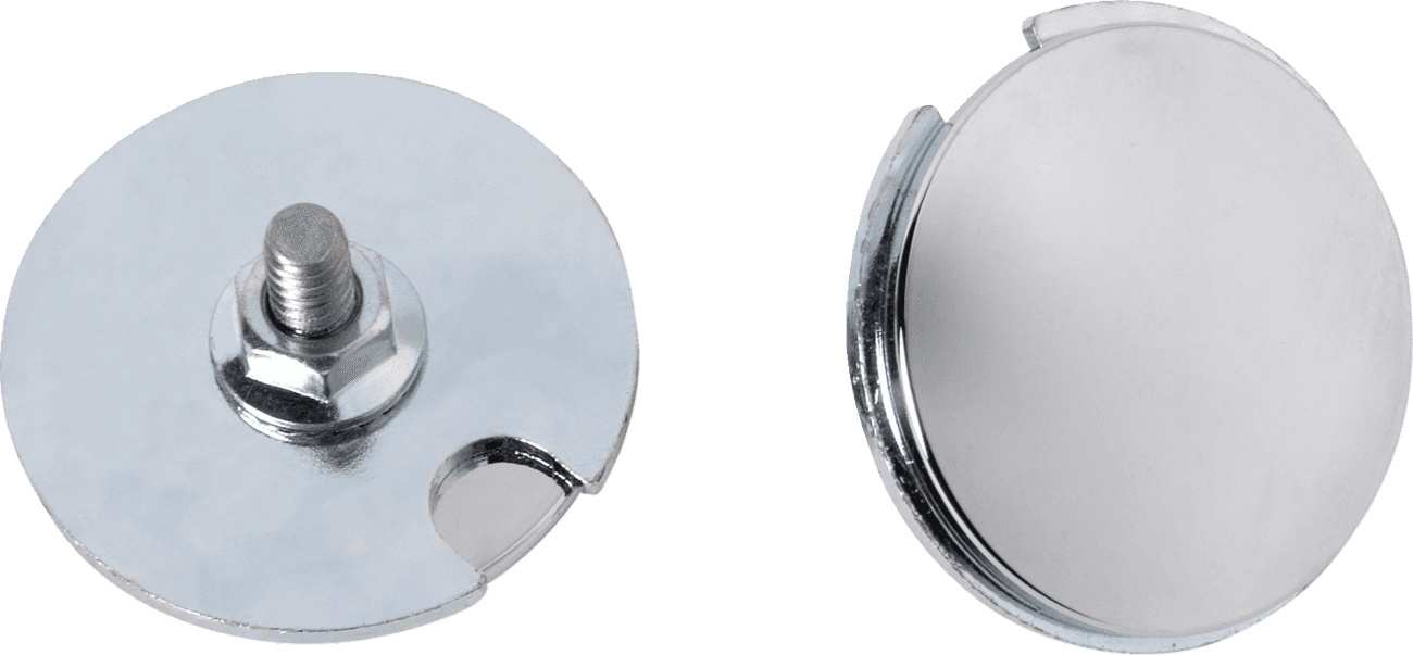 LA CHOPPERS 2202-0304 Fairing Mirror Removal Plug - Chrome