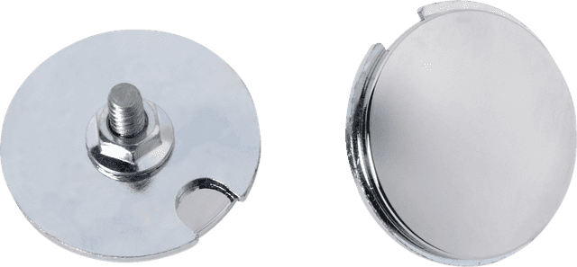 LA CHOPPERS 2202-0304 Fairing Mirror Removal Plug - Chrome