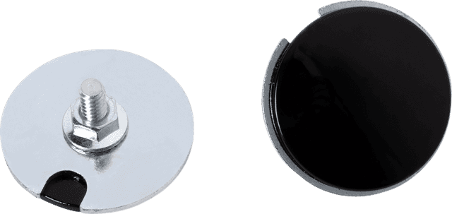 LA CHOPPERS 2202-0305 Fairing Mirror Removal Plug - Gloss Black