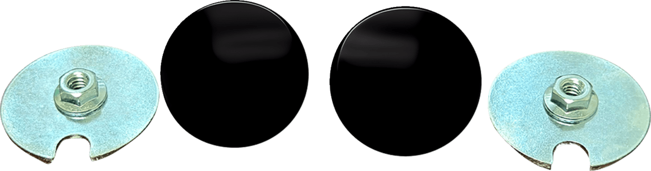 LA CHOPPERS 2202-0306 Fairing Mirror Removal Plug - Matte Black
