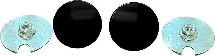 LA CHOPPERS 2202-0306 Fairing Mirror Removal Plug - Matte Black